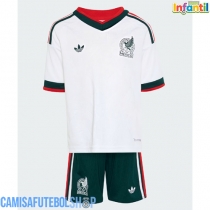 Camisa de time de futebol México Replicas 2º Equipamento Infantil Mundo 2026 Manga Curta (+ Calças curtas)